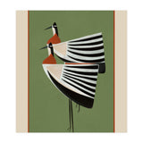 Striped Bird Pair (Print Only) thumbnail