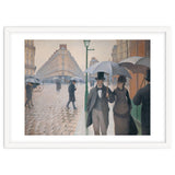 Gustave Caillebotte: Rue de Paris, temps de pluie - Paris Street in Rainy Weather, 1877. thumbnail