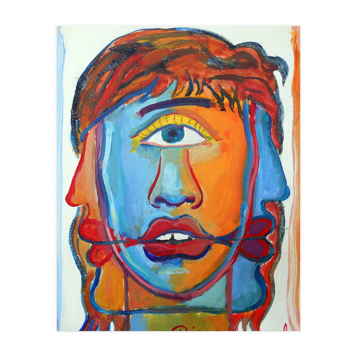 Cabeza De Mujer 1 (Print Only)