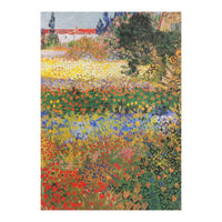 Vincent van Gogh – Flowering Garden – Classic Floral Masterpiece (Print Only)