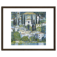 Gustav Klimt – Kirche in Cassone (1913) | Vibrant Landscape Masterpiece Art Print