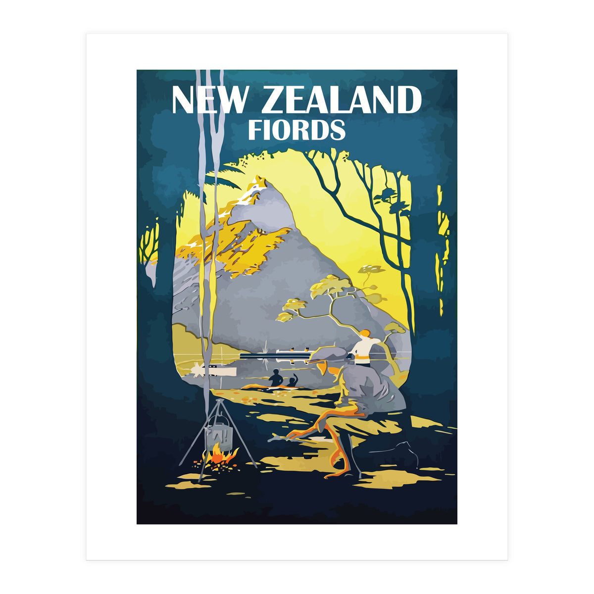 New Zealand Fiords (Print Only)