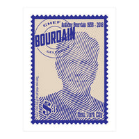 Anthony Bourdain Stamps Art (Print Only)