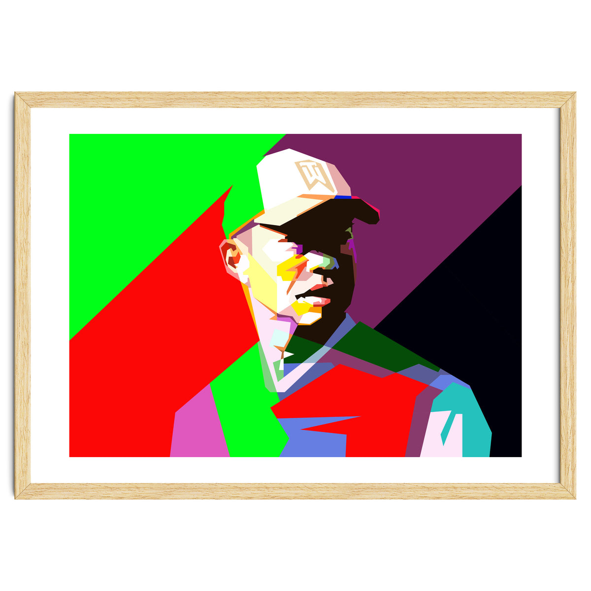 Tiger Woods Golf Legendary Pop Art WPAP