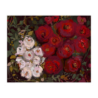 Vintage oil painted moody romantic Roses (Print Only)