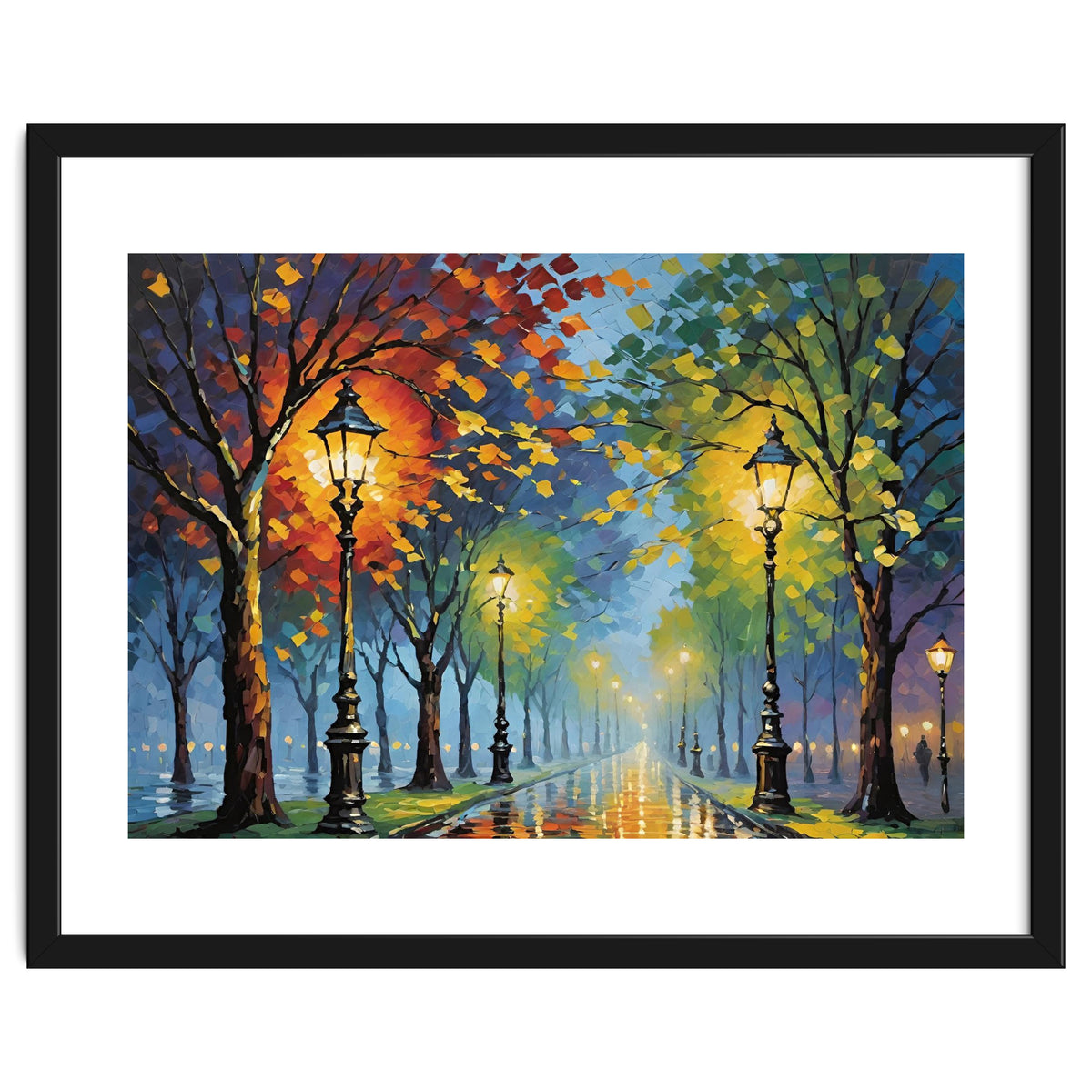 Rainy Abstract Art Nature