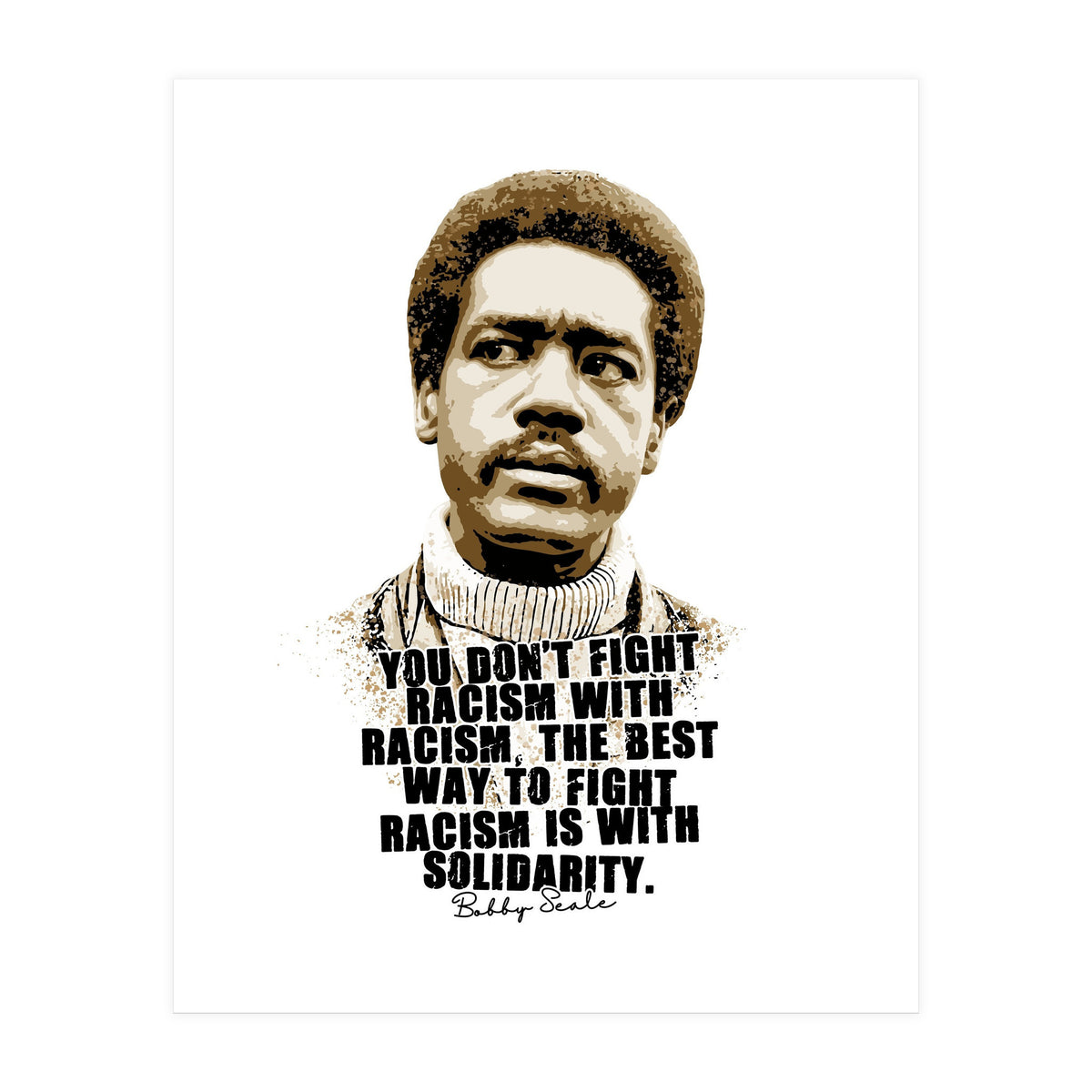 Bunchy Carter American Activist Legend with Quotes (Print Only)