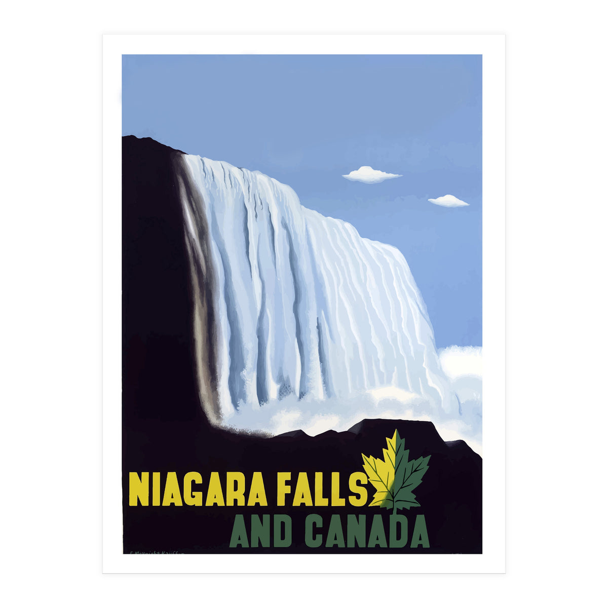 Niagara Falls and Canada (Print Only)