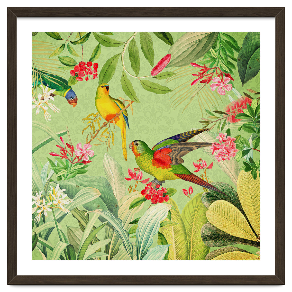 Summer Day Vintage Tropical Jungle