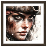Fierce Pirate Captain Portrait thumbnail