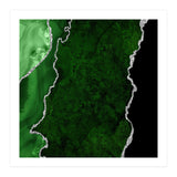 Green & Silver Agate Texture 01  (Print Only) thumbnail