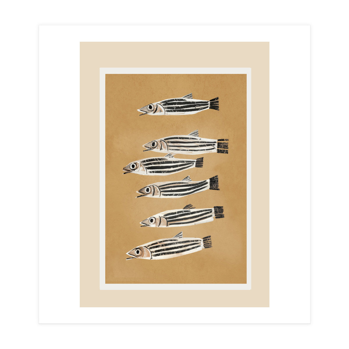 Minimal Fish Study (Print Only)