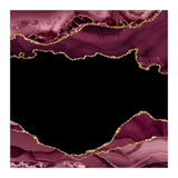 Burgundy & Gold Agate Texture 18  (Print Only) thumbnail