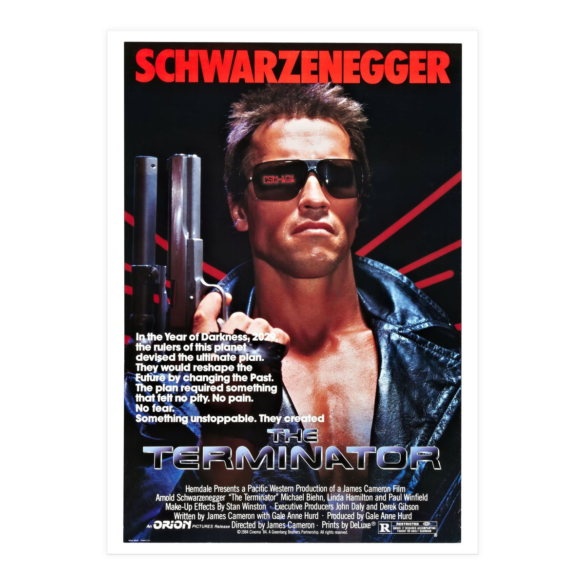 THE TERMINATOR (1984), directed by JAMES CAMERON. (Print Only)