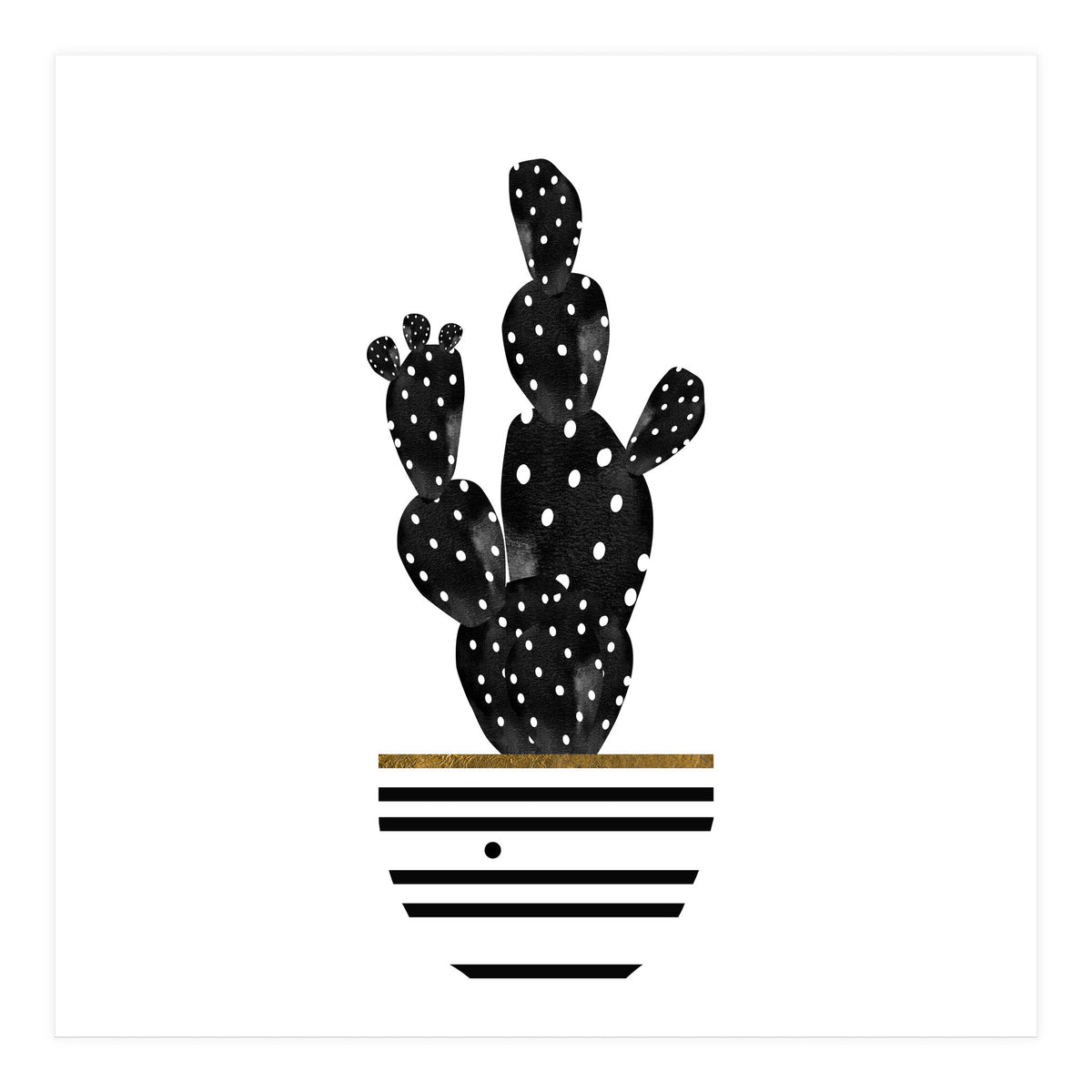 Black Cactus (Print Only)
