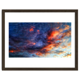 Cloudy sky at sunset thumbnail