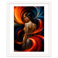 The Beauty of a Woman in an Exotic Pose