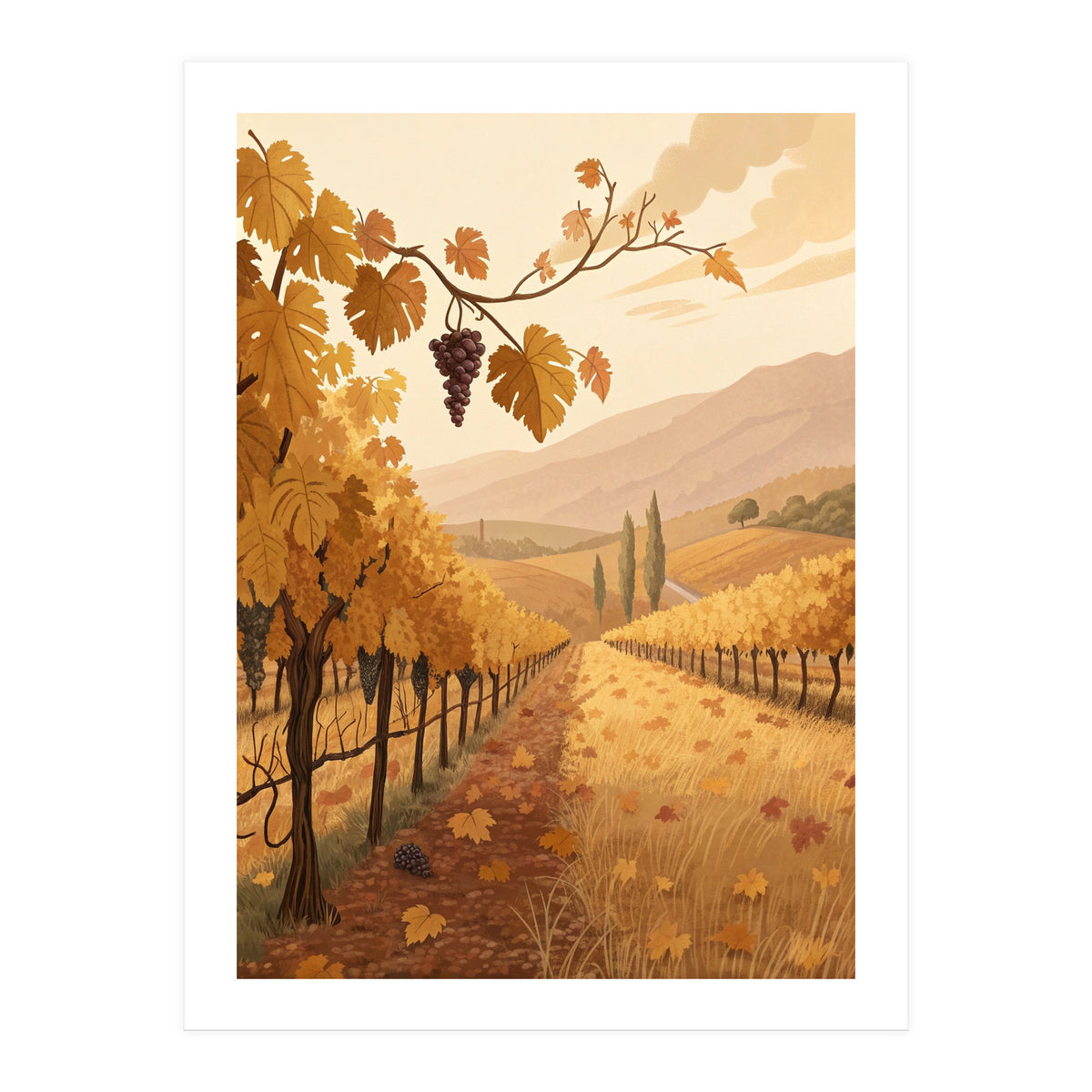 Harvest’s Quiet Afterglow (Print Only)