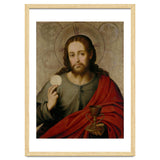 Juan de Juanes / 'The Saviour', 1545-1550, Spanish School, Oil on panel, 73 cm x 49 cm, P00845. thumbnail