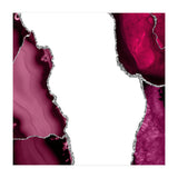 Burgundy & Silver Agate Texture 07  (Print Only) thumbnail