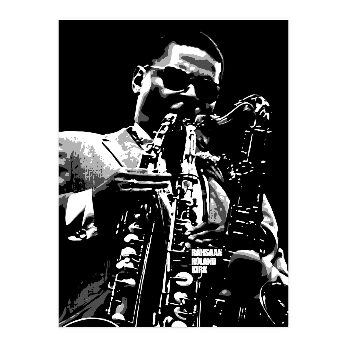 Rahsaan Roland Kirk Jazz Music Legend 3 (Print Only)