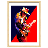 Stevie Ray Vaughan Rock Blues Guitarst Pop Art WPAP thumbnail