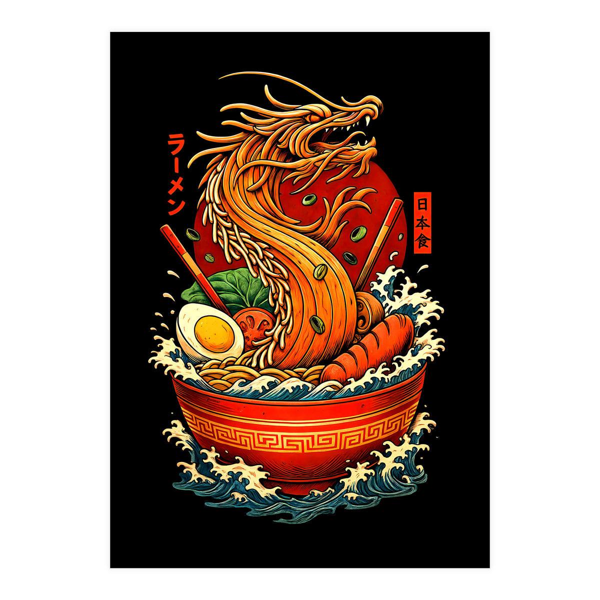 Ramen Dragon (Print Only)