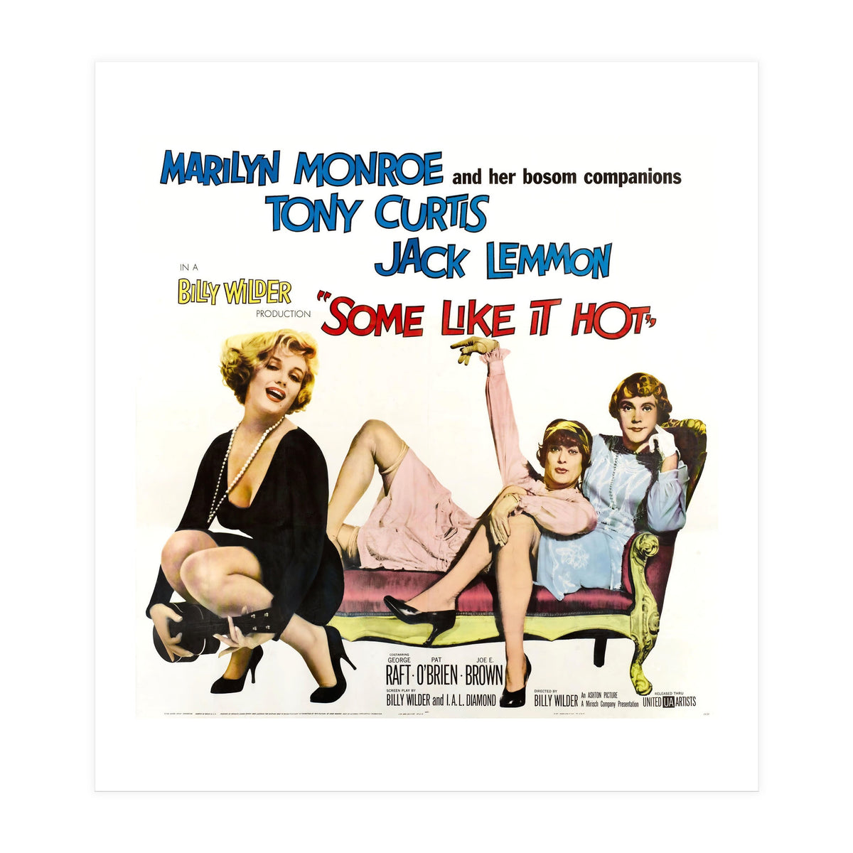 SOME LIKE IT HOT (1959), directed by BILLY WILDER. (Print Only)