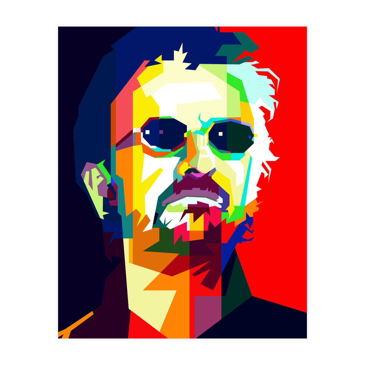 Ringo Starr The Beatles Music Art WPAP (Print Only)