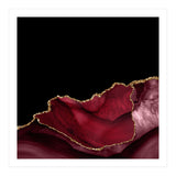Burgundy & Gold Agate Texture 06  (Print Only) thumbnail