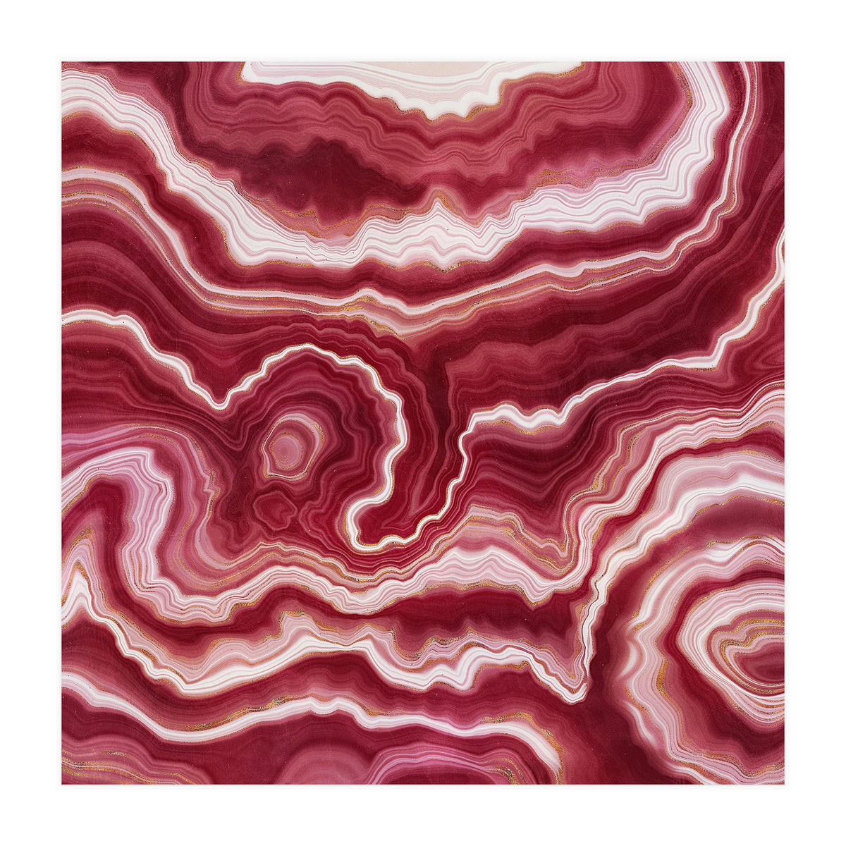 Red Agate Texture 10 (Print Only)