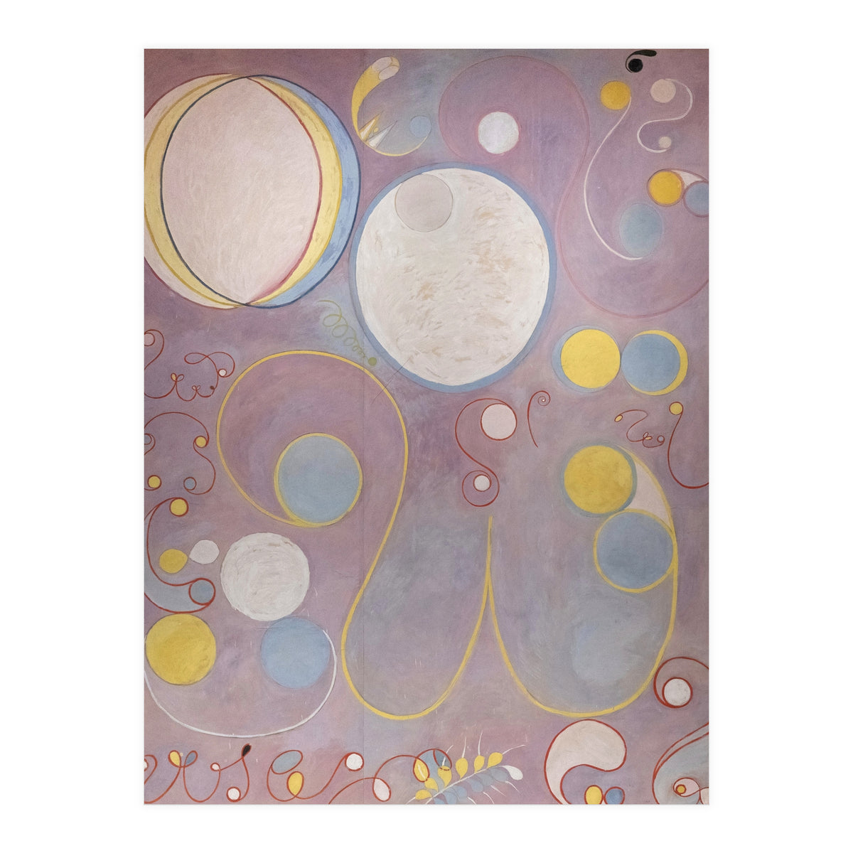Hilma af Klint - The Ten Largest No 8 Adulthood Abstract Spiritual Geometry Art (Print Only)