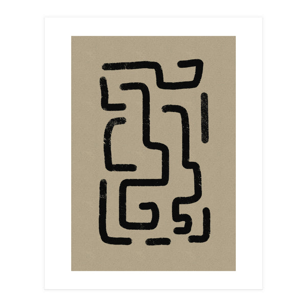 Minimalist Black Lines (Print Only)