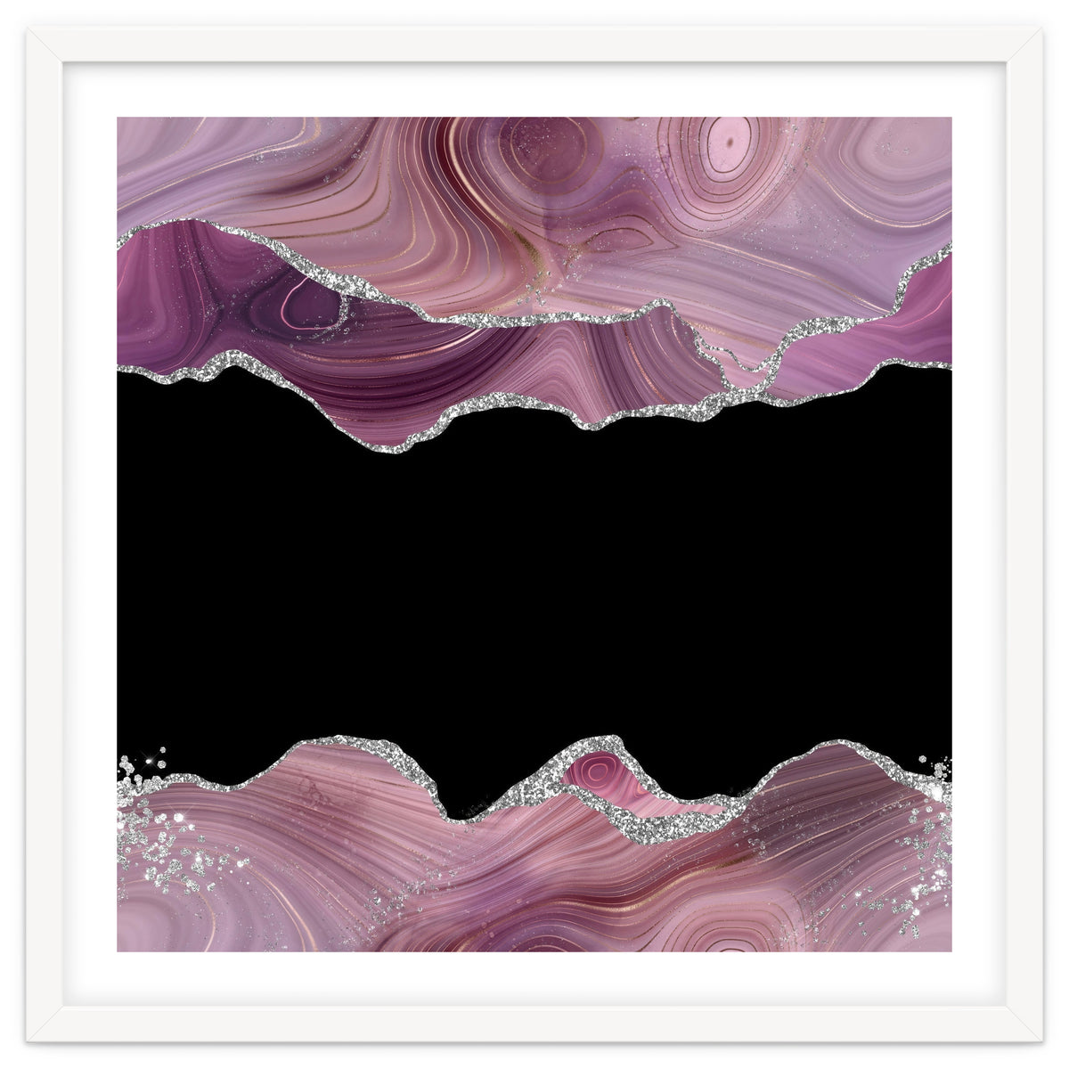 Mauve & Silver Agate Texture 03