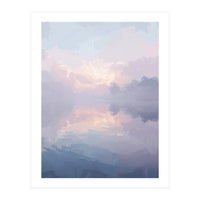 Ethereal Misty Lakeside at Dawn (Print Only)