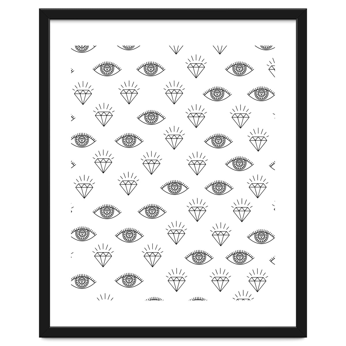 Diamond Eyes #society6 #decor #buyart