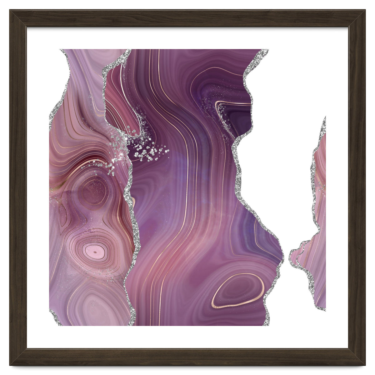 Mauve & Silver Agate Texture 05