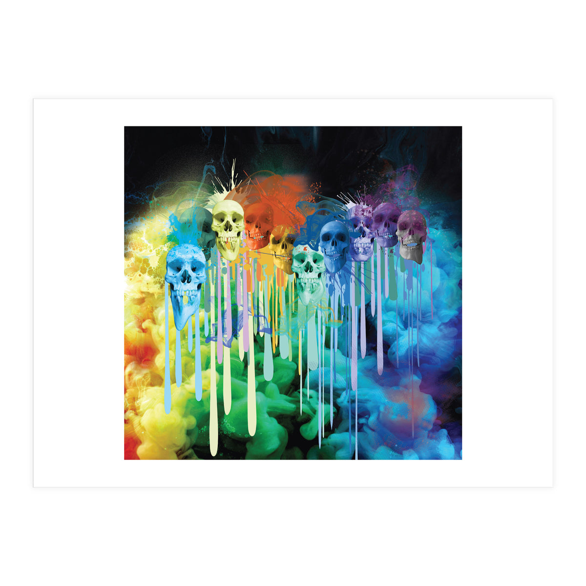 Ink Skulls Smoky (Print Only)