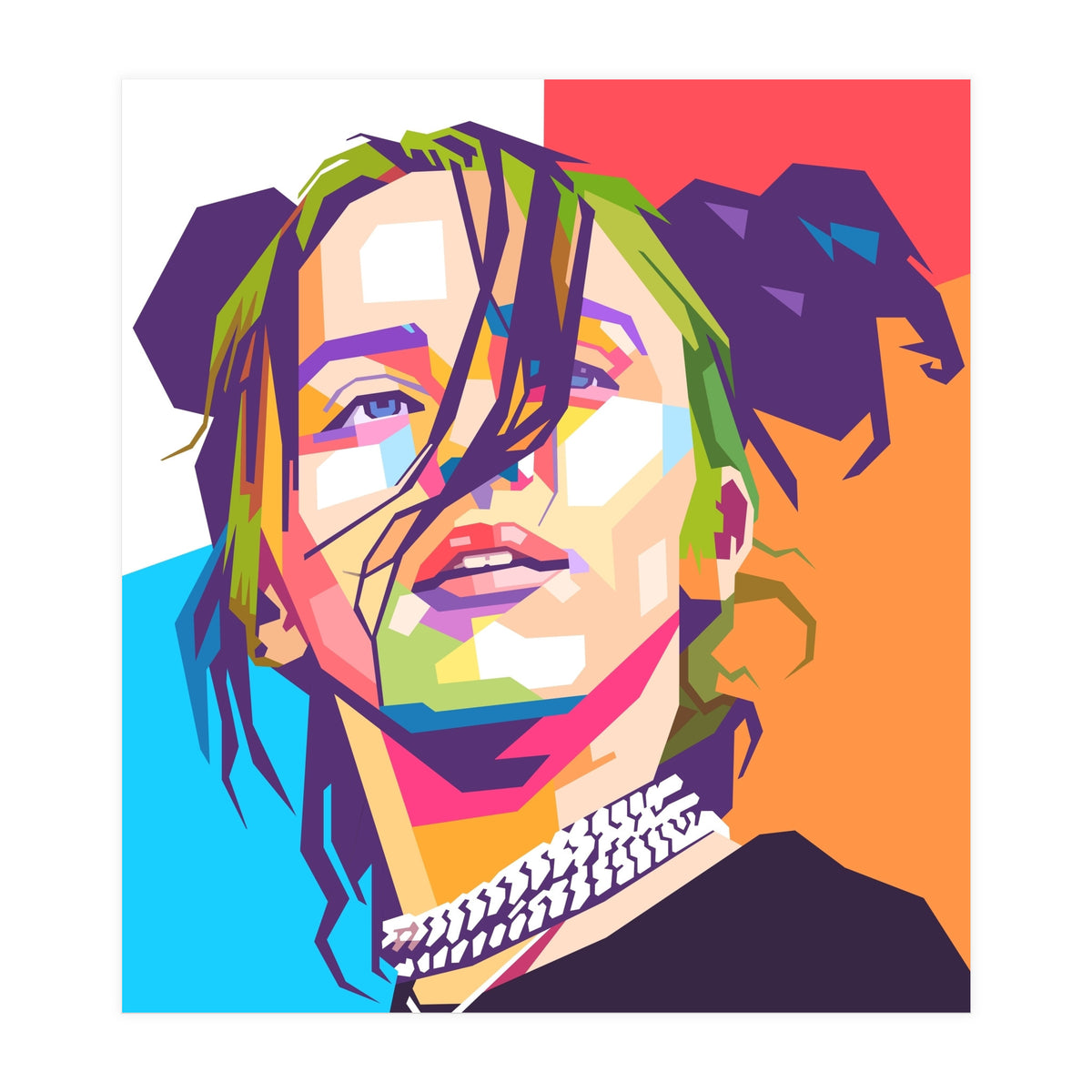 Billie Eillish wpap art  (Print Only)
