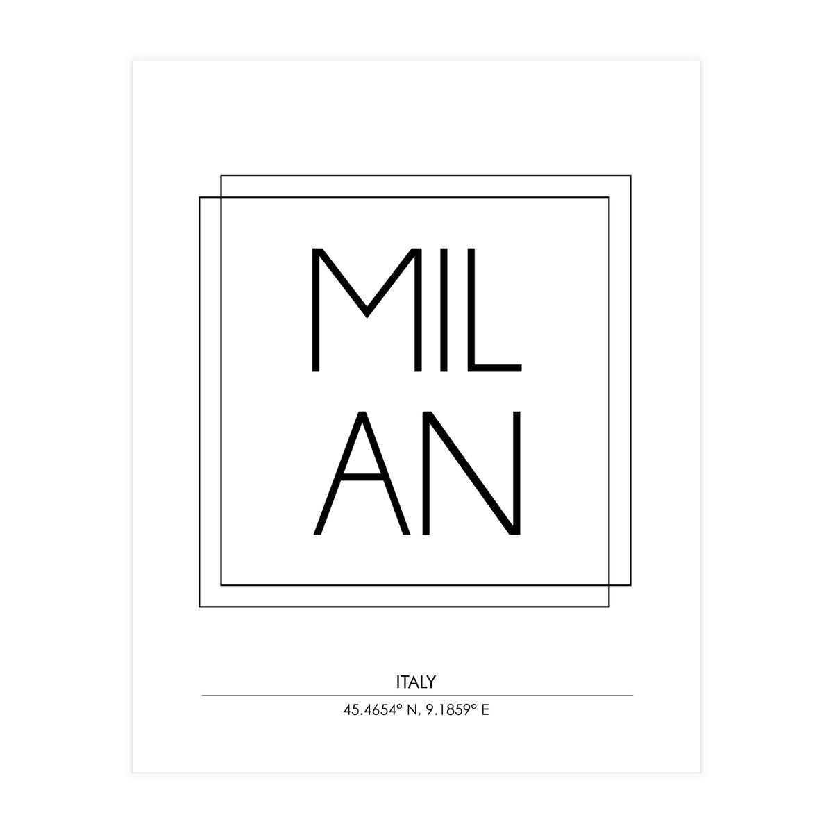 Milan (Print Only)