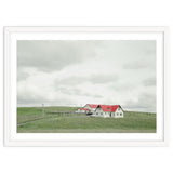 Red roof house on the green hill - Iceland thumbnail