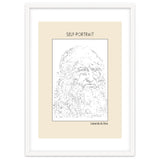Self Portrait – Leonardo Da Vinci (ascii Art) thumbnail