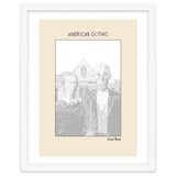 American Gothic – Grant Wood (ascii Art) thumbnail