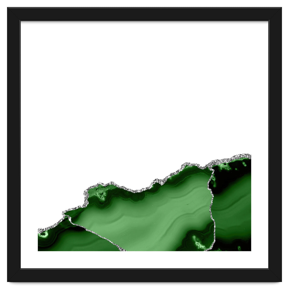 Green & Silver Agate Texture 09