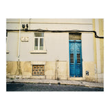 Lisbon Blue door on the street (Print Only) thumbnail