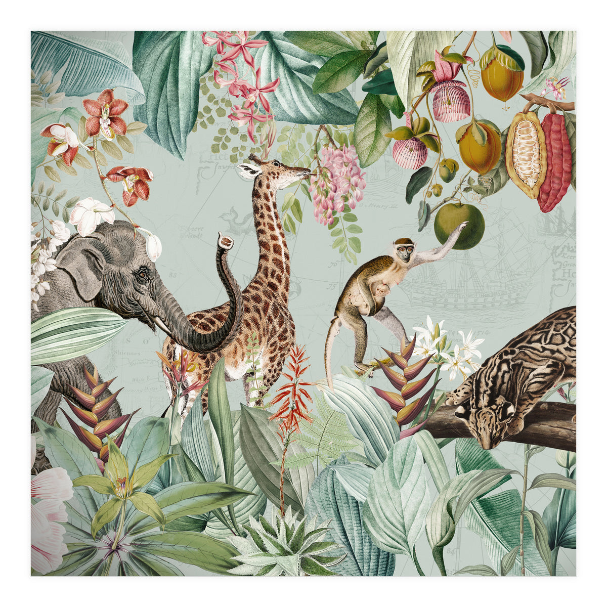 African Tropical Jungle Safari (Print Only)