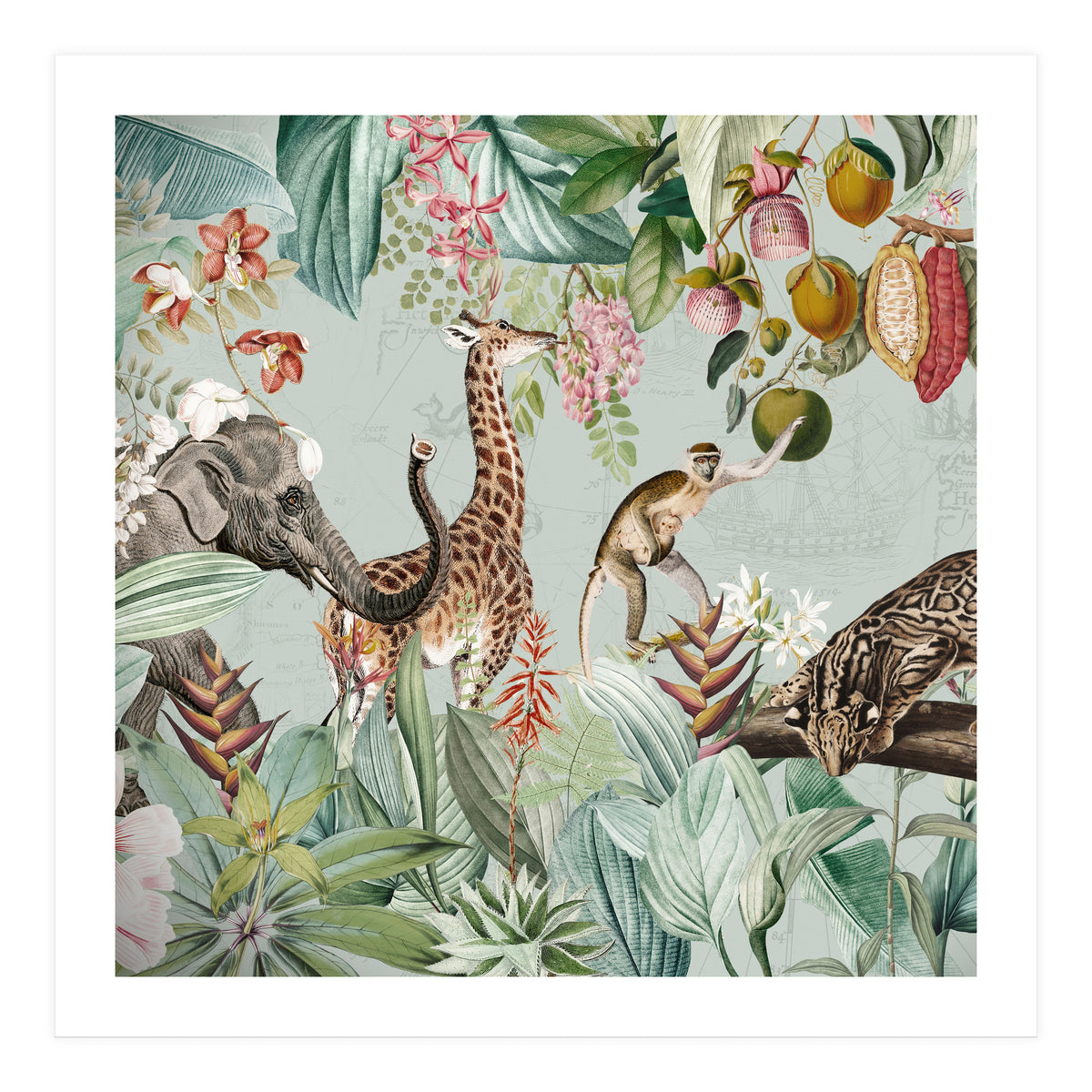 African Tropical Jungle Safari (Print Only)