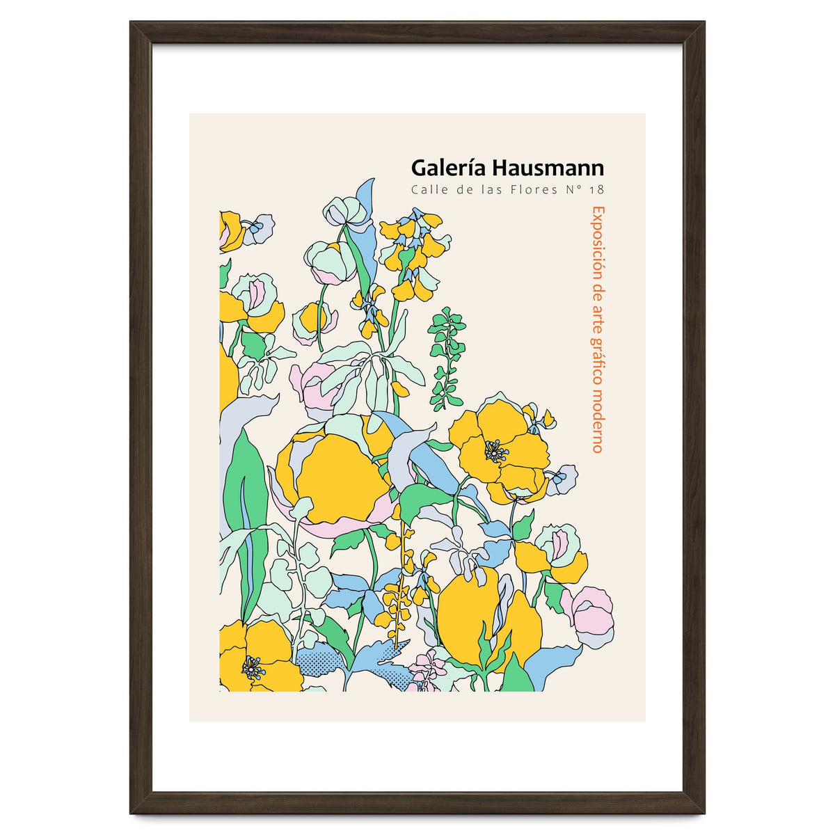 Exhibition of modern graphic art Madrid