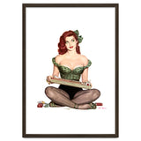 Pinup Sexy Girl Selling Cigarettes thumbnail