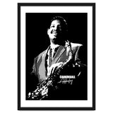Cannonball Adderley American Jazz Saxophonist in Grayscale thumbnail